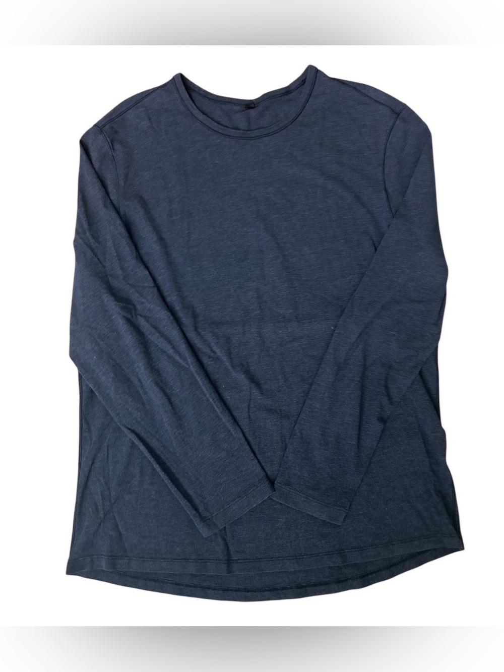 Lululemon Men’s Long Sleeve Shirt Navy Blue Size Large based on measurements